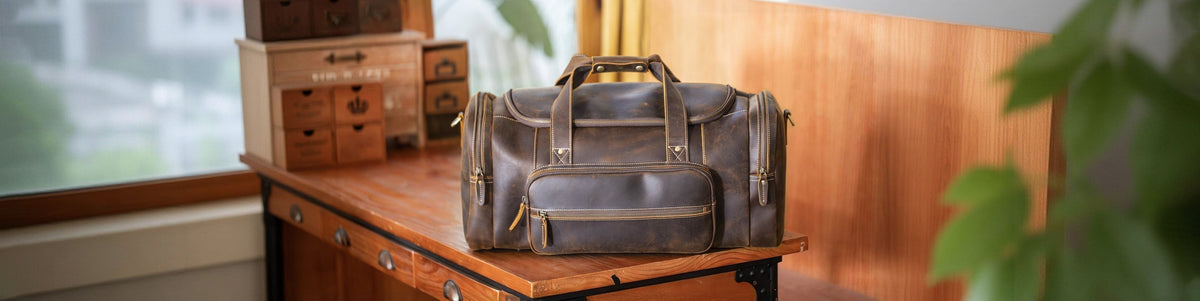 Men‘s Vintage Leather Travel Bags:Built for the Modern Journey