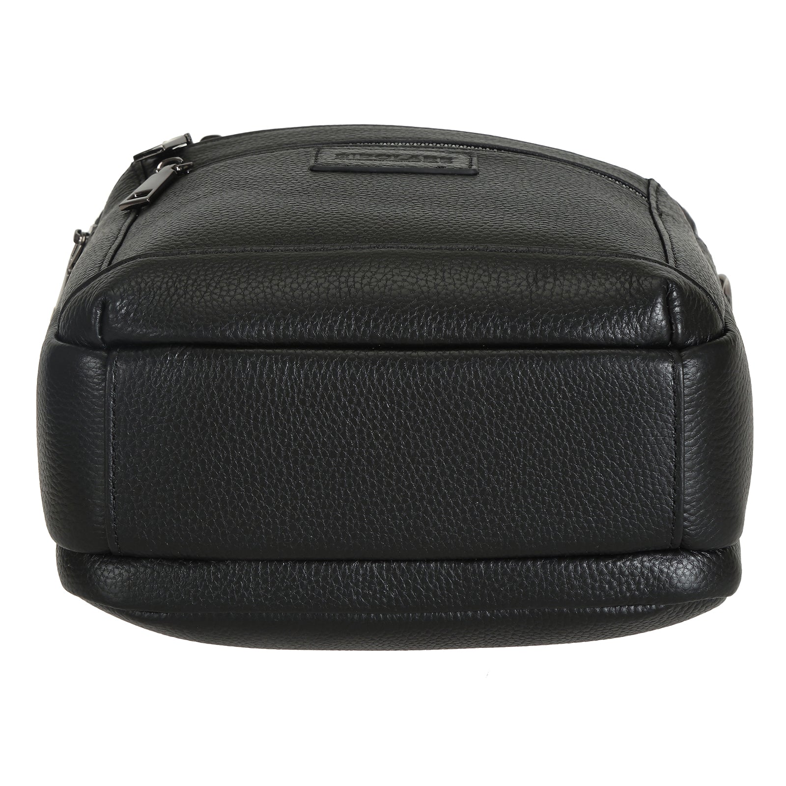 Cowhide  Leather Chest Shoulder Bag Casual Waterproof Handbag (Bottom)
