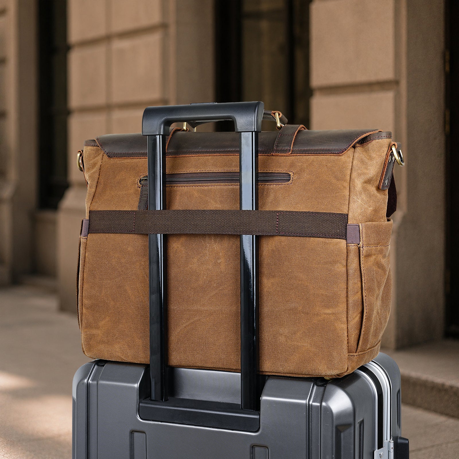 trolley sleeve travel briefcase carry on business luggage