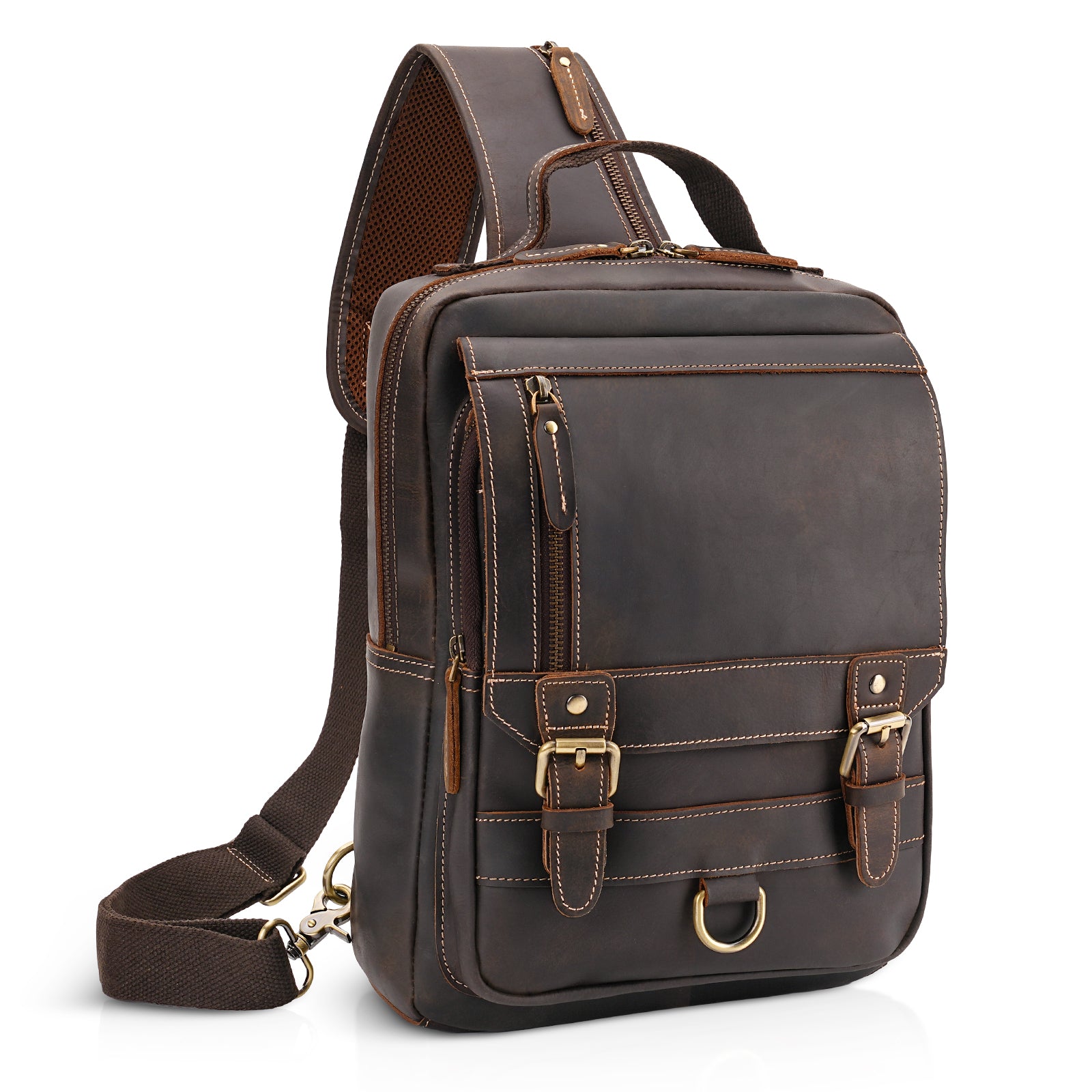 crossbody leather backpack bag Polare Full Grain Shoulder Travel Rucksack Sling NEW DAIWA EMBLEM SPOD 100% Polyester * Adjustable Lafayette Spool Size:300yd