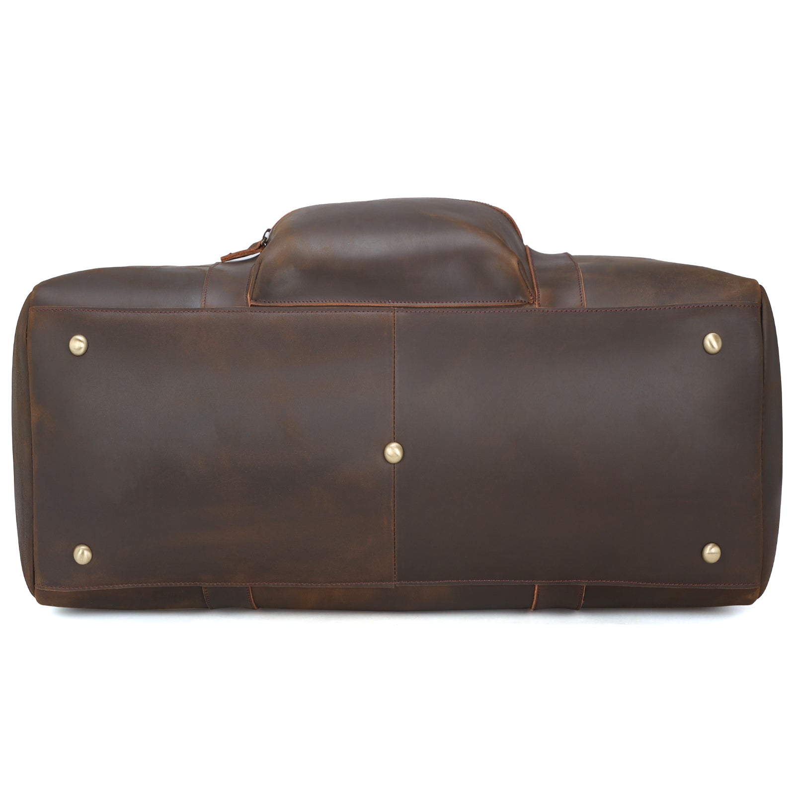 Polare 23'' Full Grain Leather Weekender Duffle Bag (Bottom)