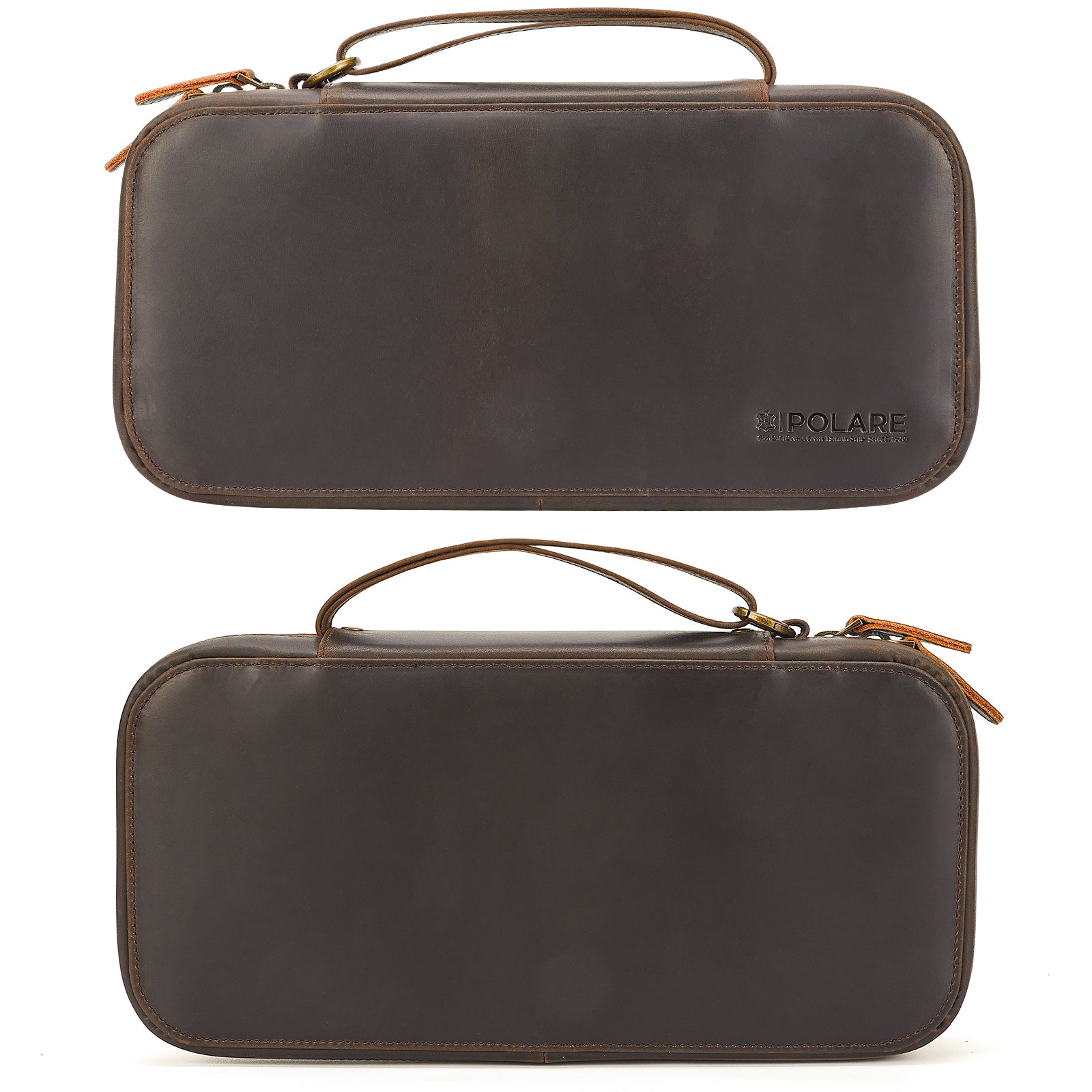 Full Grain Leather Slim Carrying Case for Nintendo Switch 2 (Front/Back)
