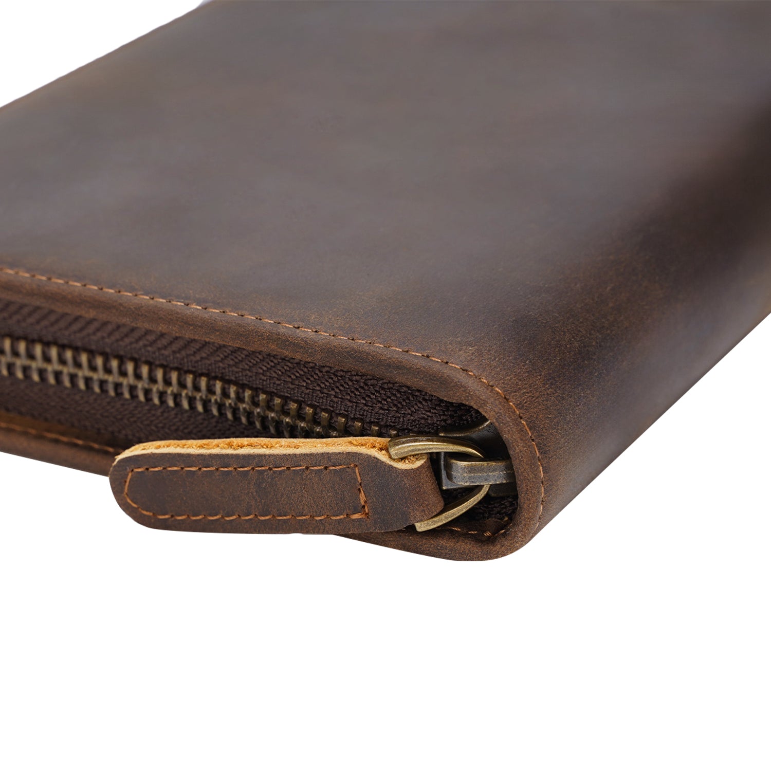 Polare Leather Passport Holder Cover Case (YKK Zipper)