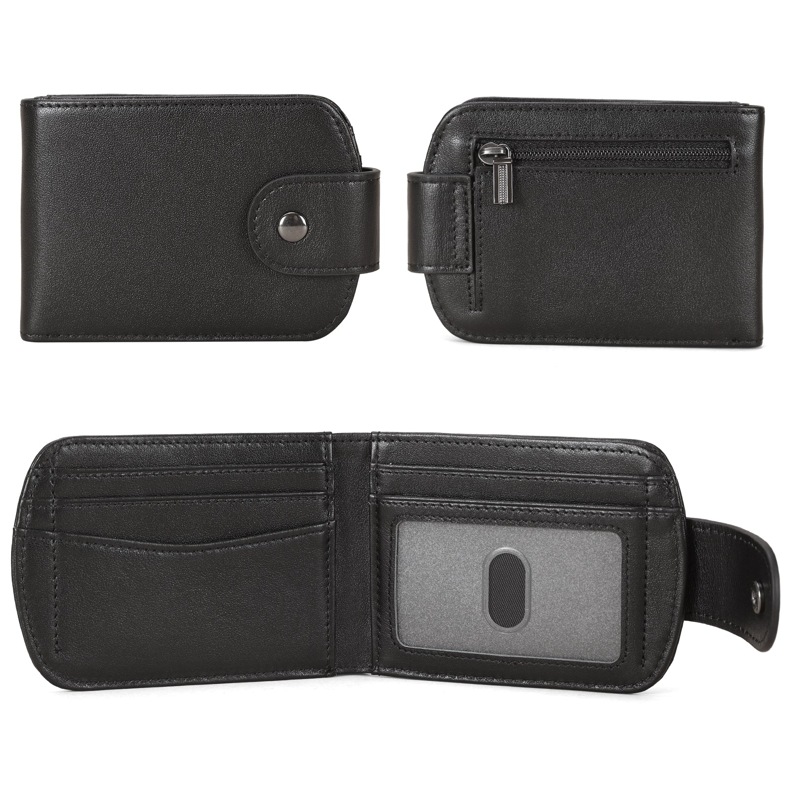 Polare Italian Real Leather RFID Blocking Bifold Wallet for Men
