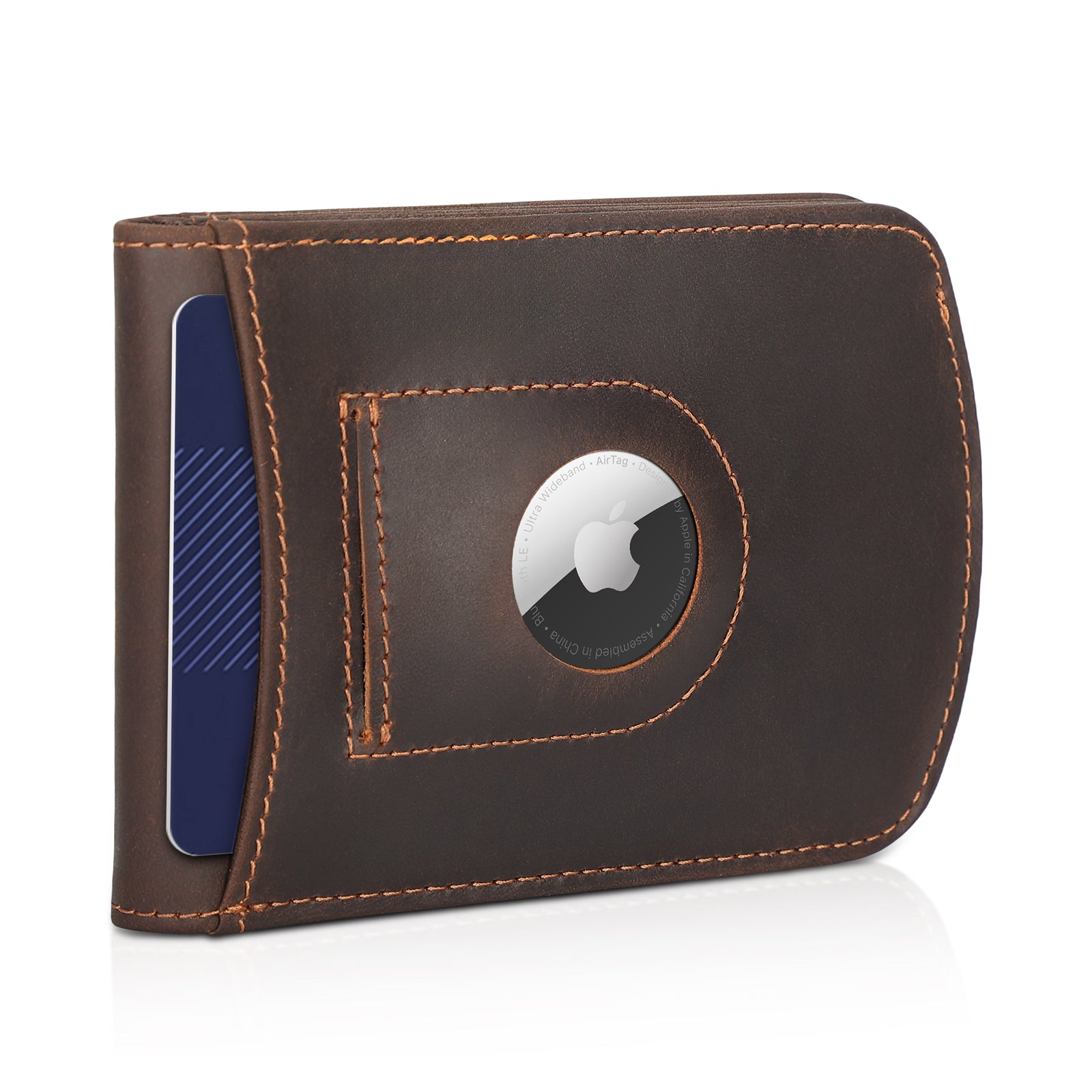 Polare Slim Curve Front Pocket RFID Blocking Italian Real Leather Bifo