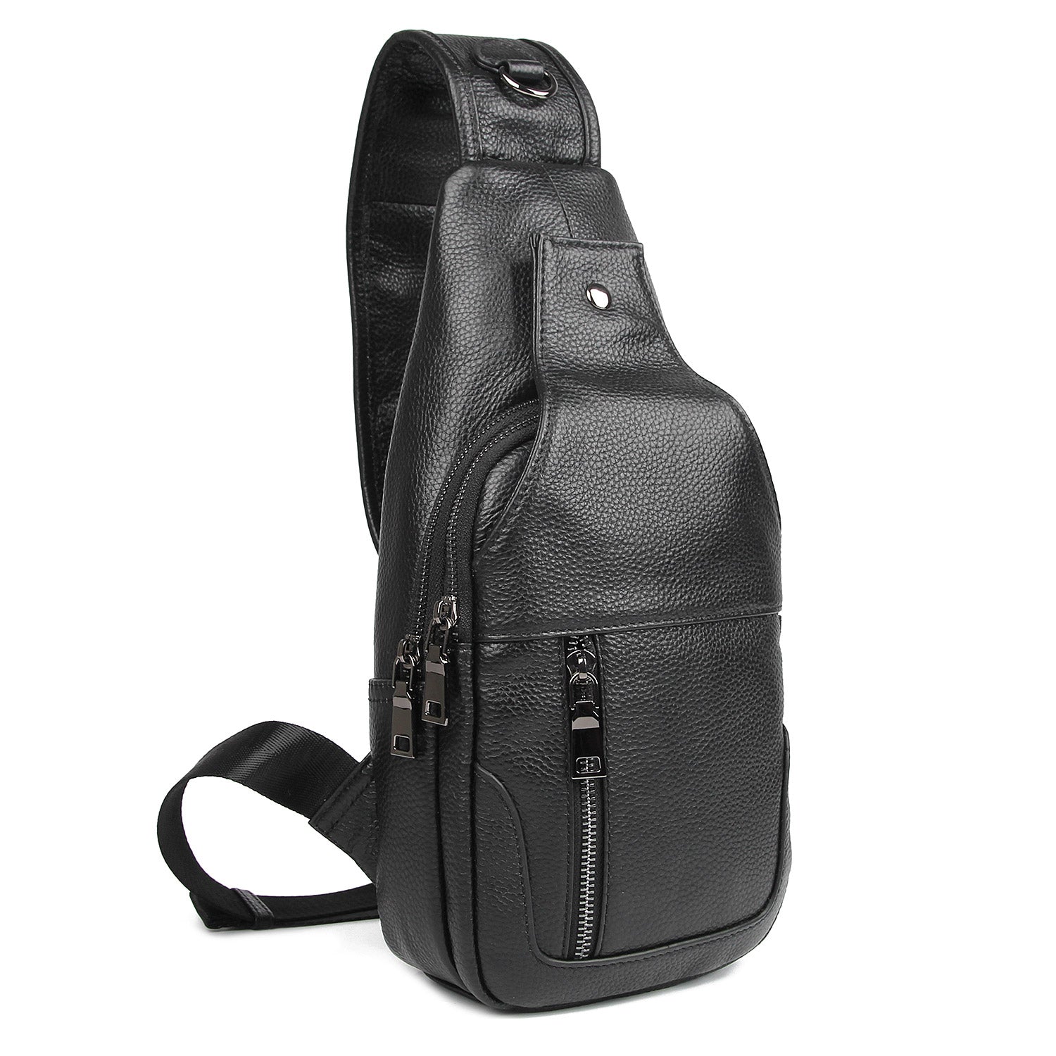 Men's Crossbody Bag, Simple Casual Mini Crossbody Pack Cell Phone Bag