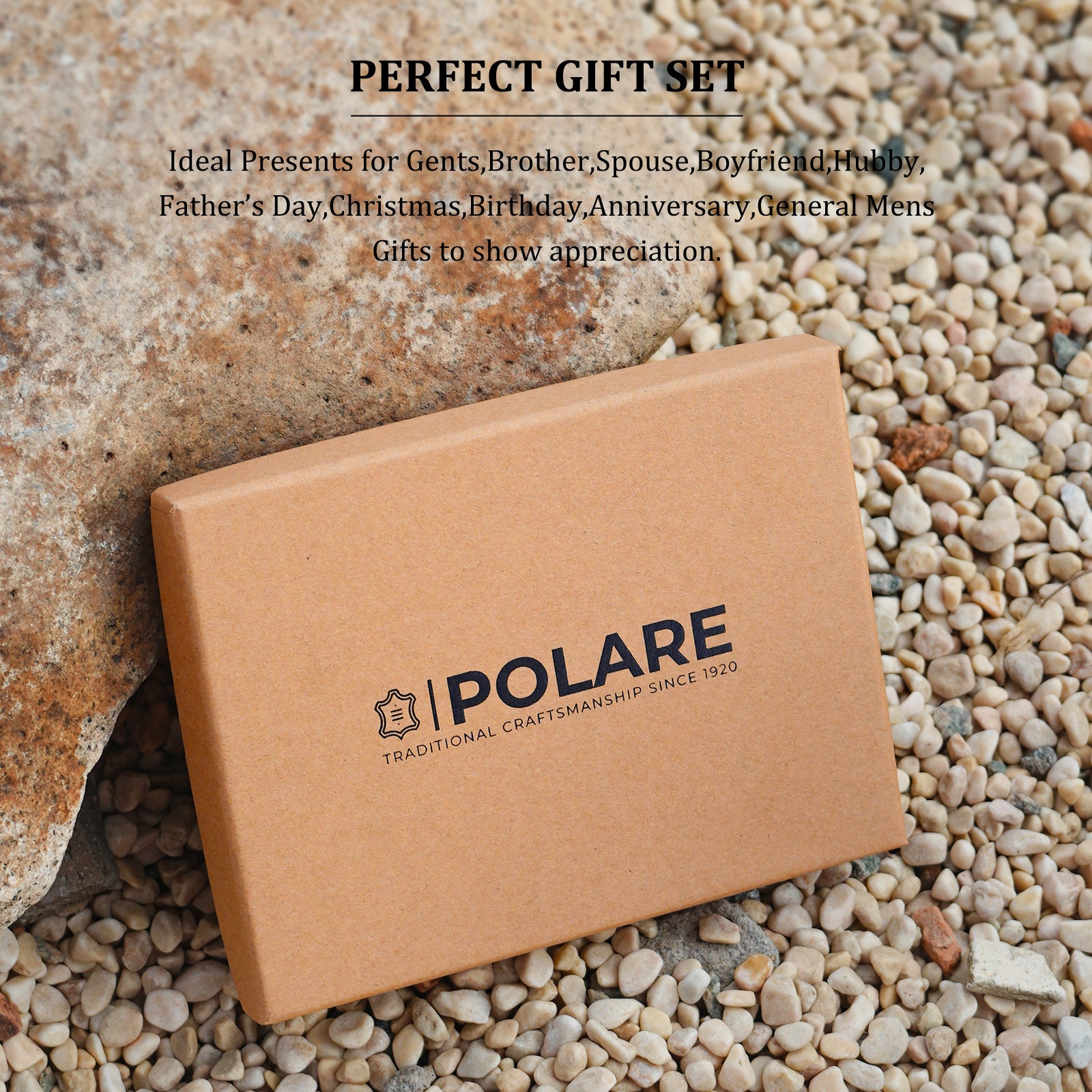 Polare Full Grain Leather Travel Passport Wallet RFID Blocking Passpor