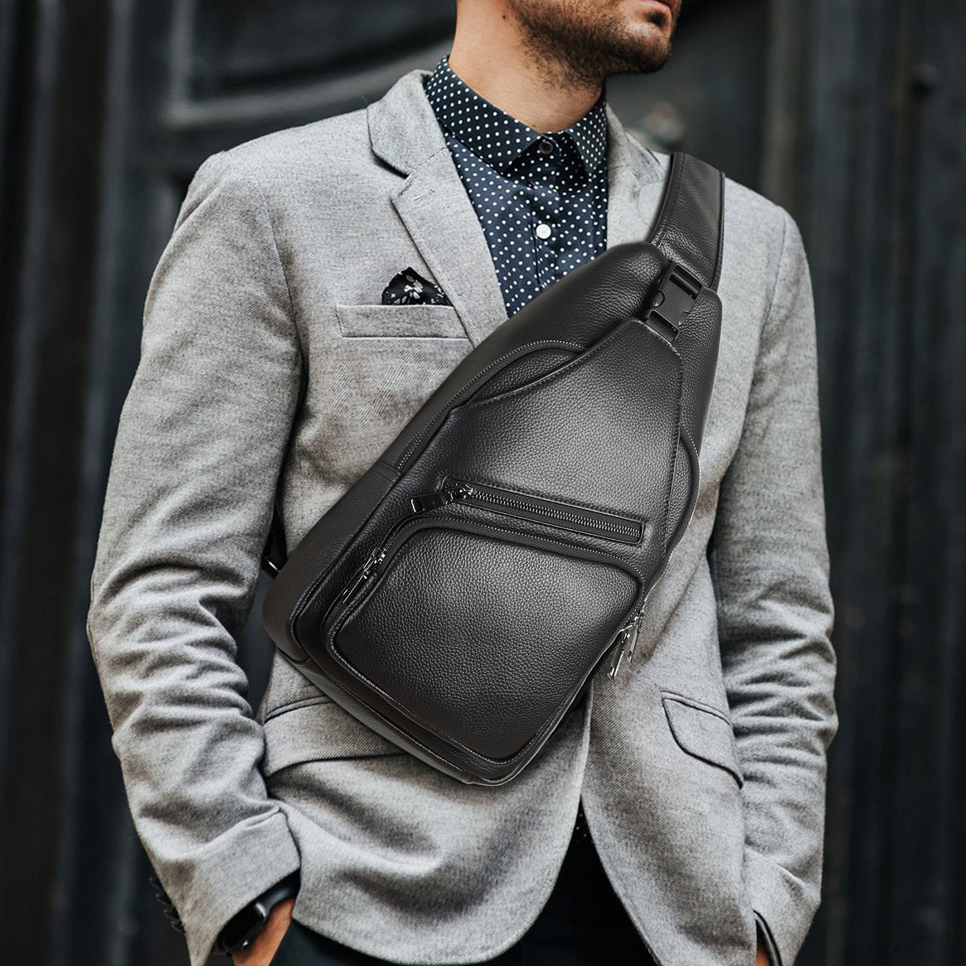 mens sling bag