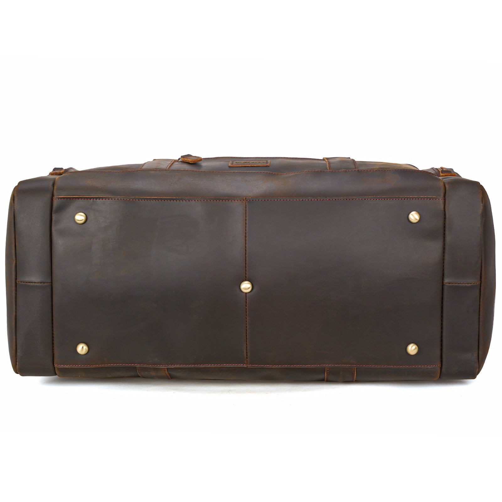 Full Grain Leather Travel Duffle Bag 42L Sport Weekender Bag