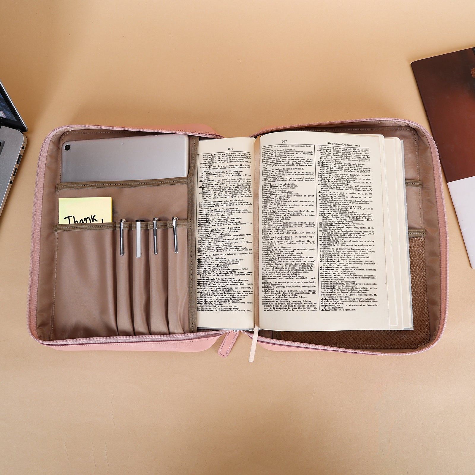 Cowhide Leather Bible Cover Church Bag for Women (Scenario Shows)