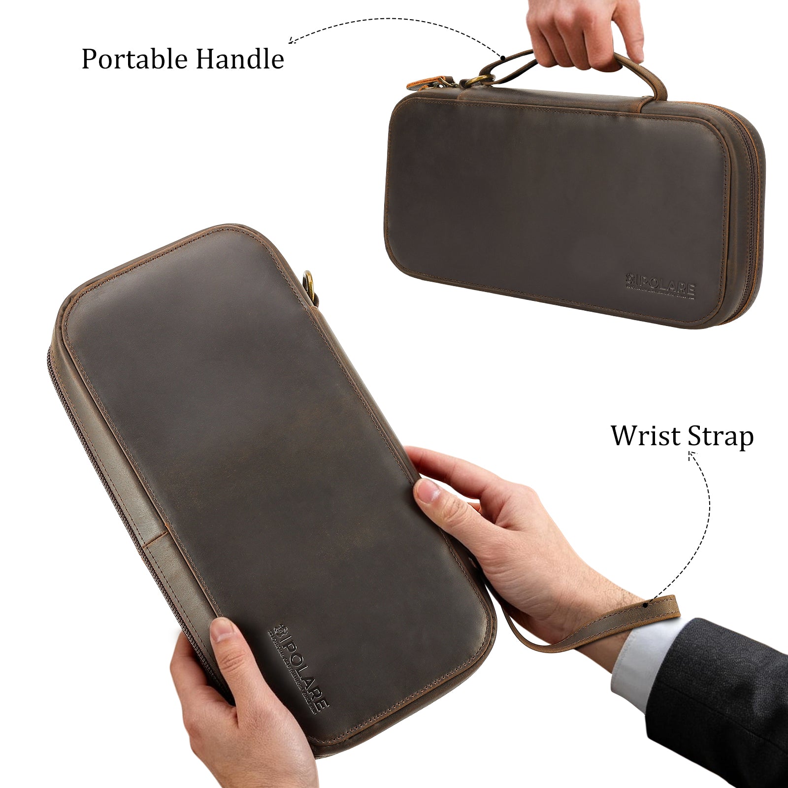 Full Grain Leather Slim Carrying Case for Nintendo Switch 2