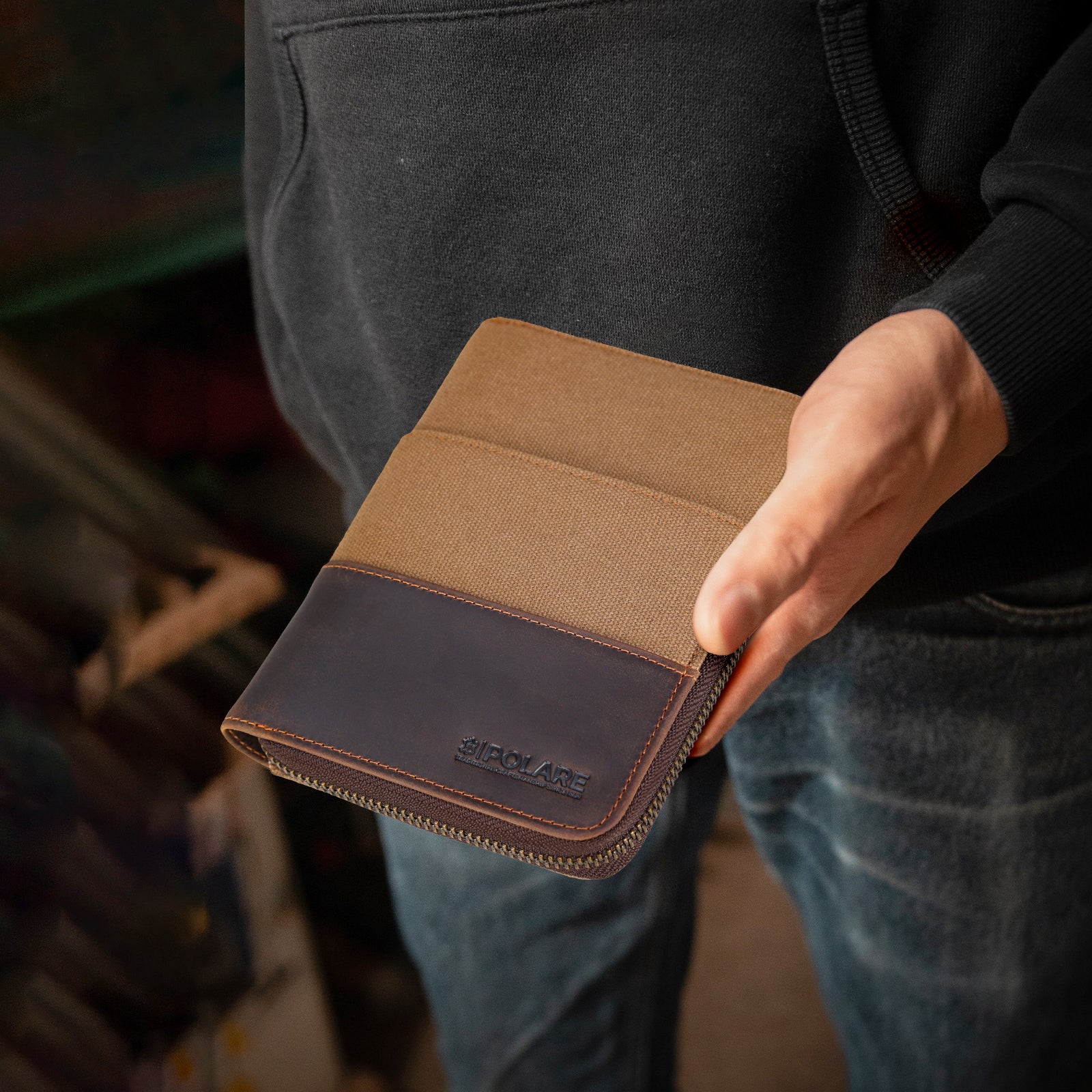 Polare Full Grain Leather Travel Passport Wallet