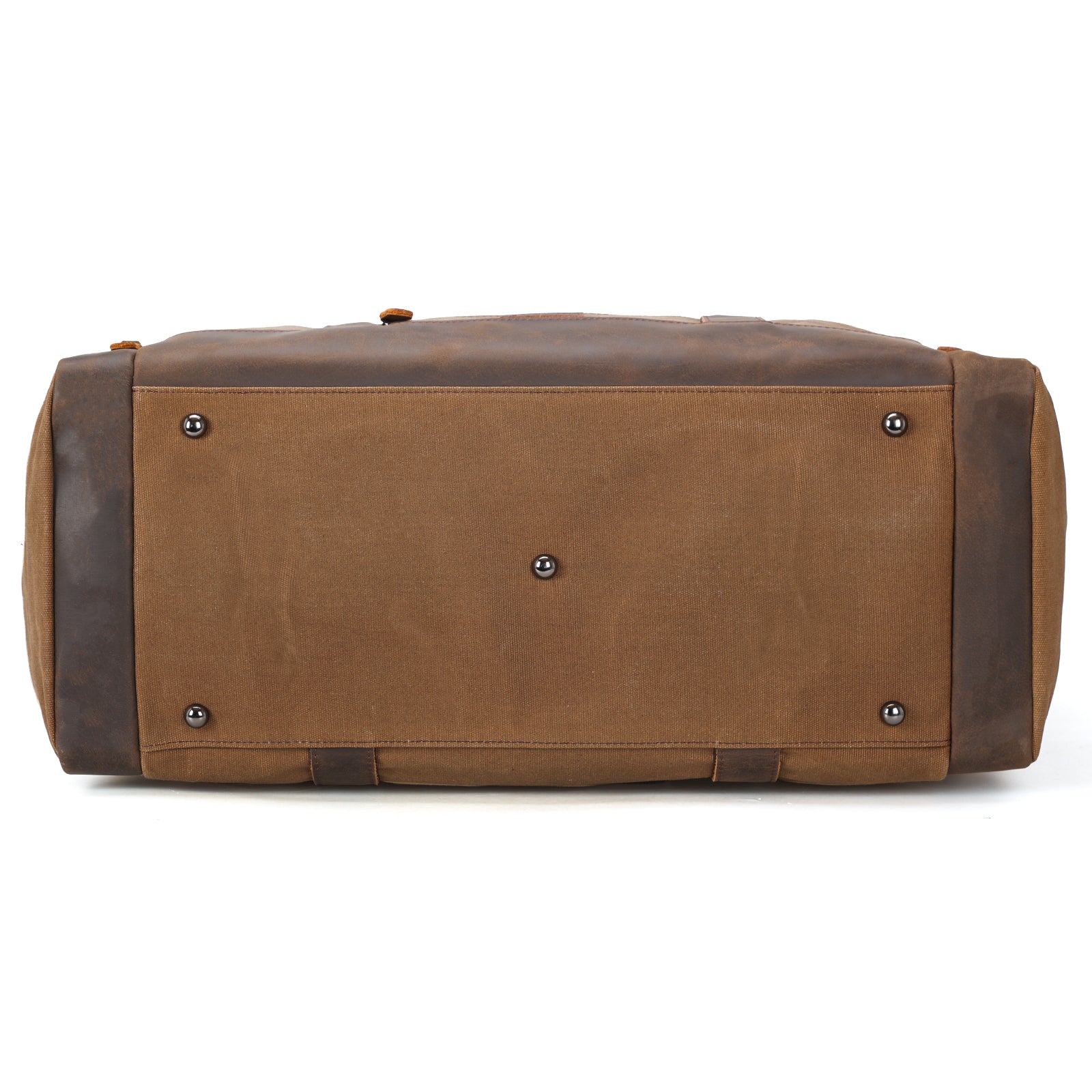 The Wasatch | Waxed Canvas & Full-Grain Leather Duffel Bag for Men – The  Real Leather Company