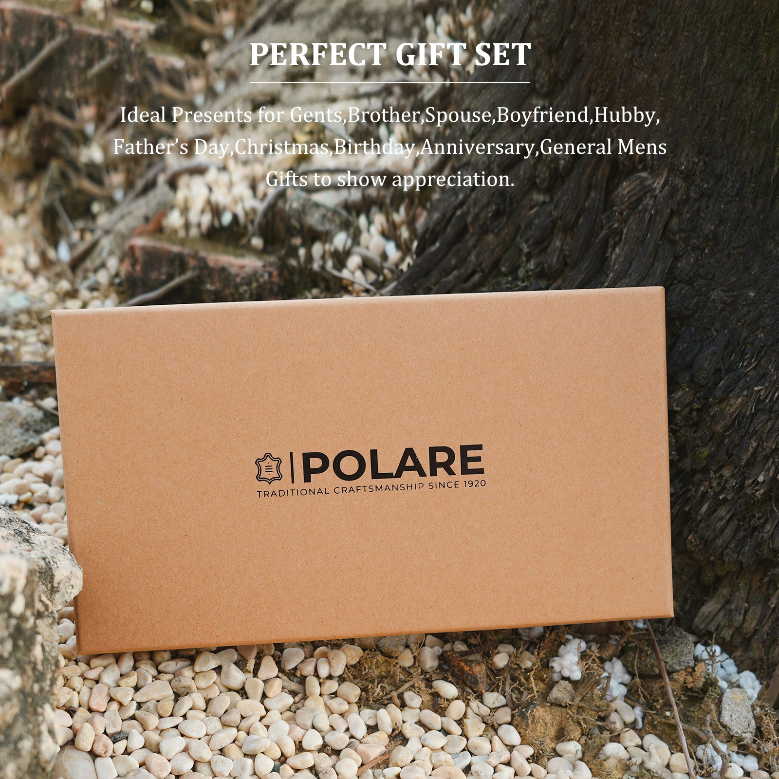 Polare Full Grain Leather Passport Holder RFID Blocking Travel Documen