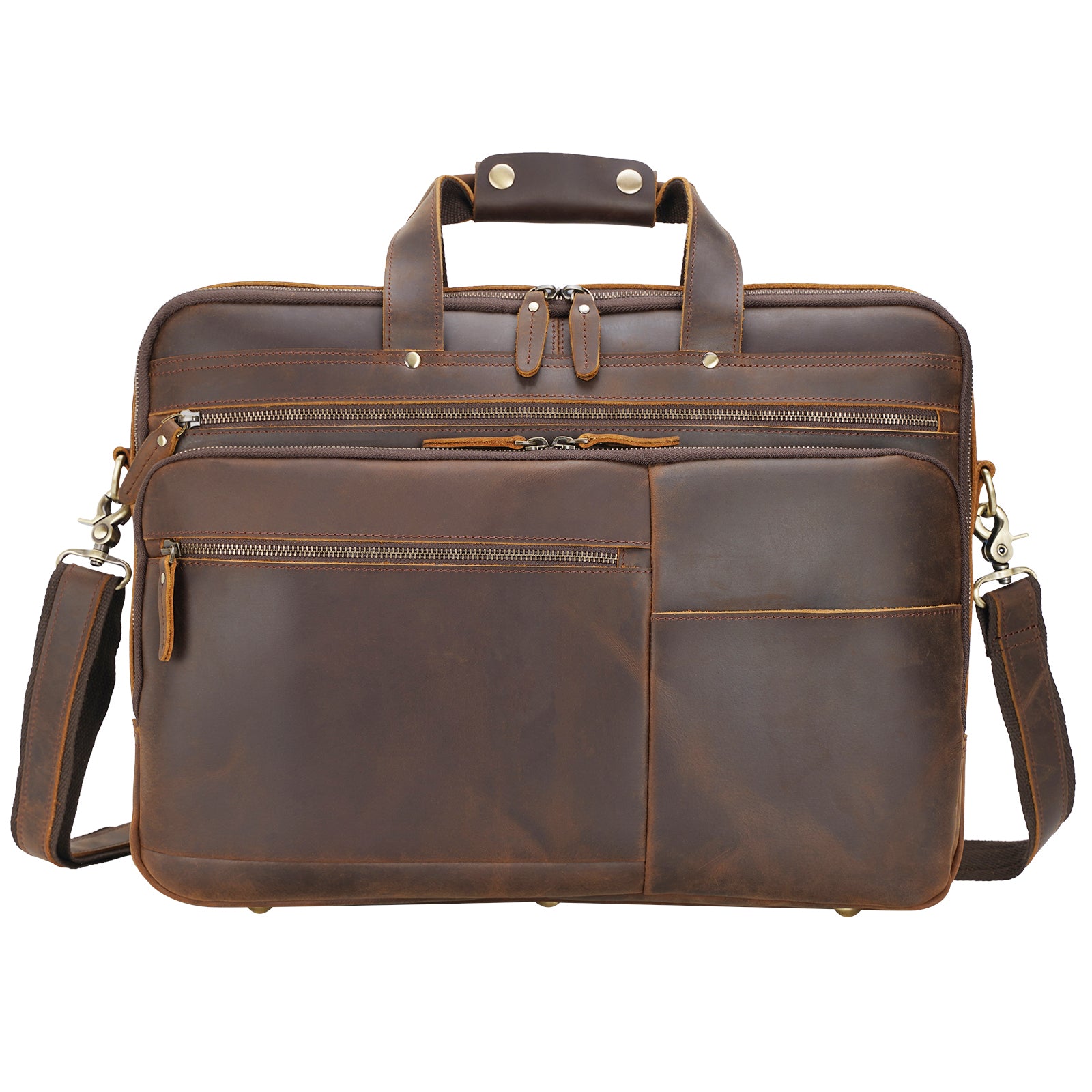 The No. 1860 EXPRESS - Fine Leather Messenger Bag & Mens Briefcase