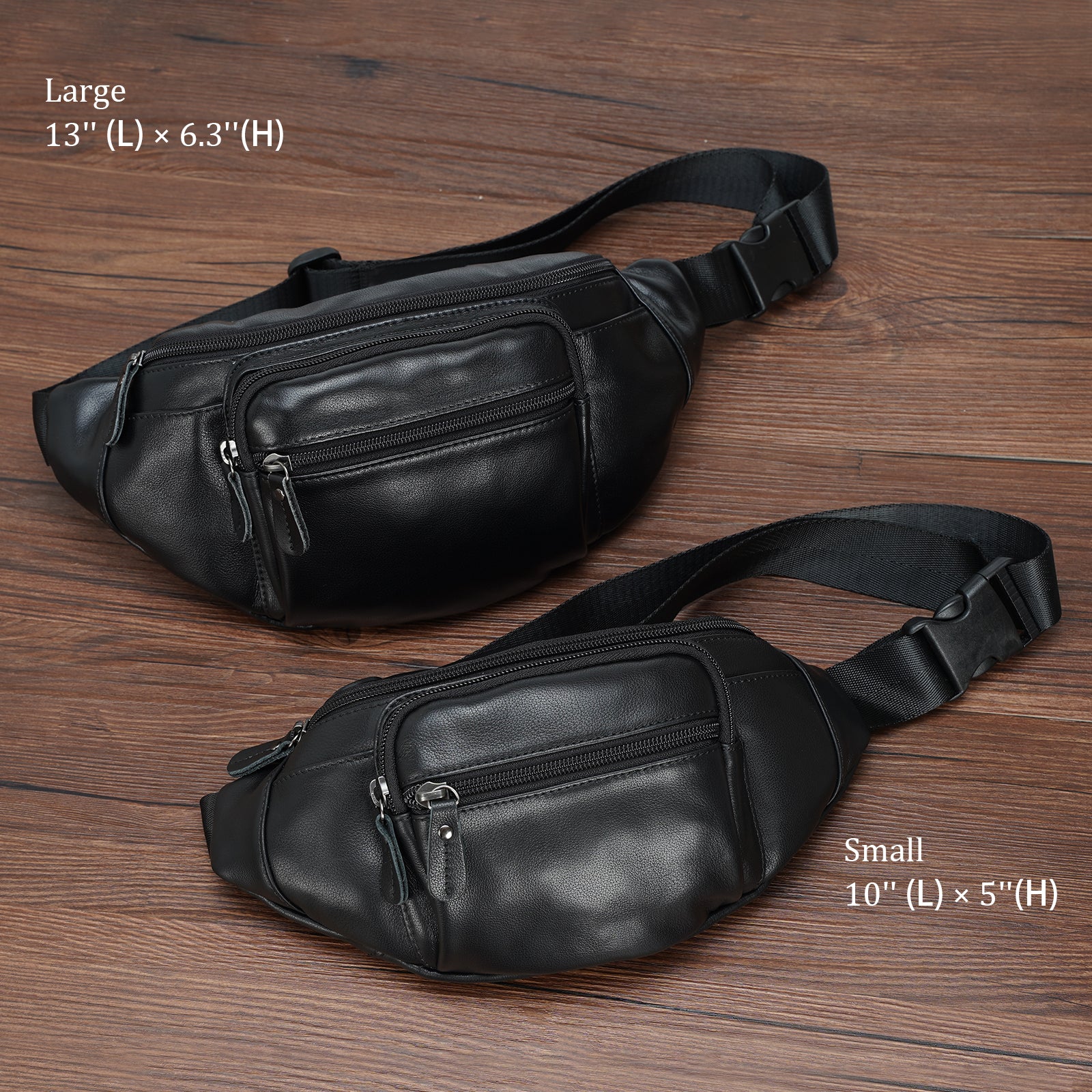 Polare Genuine Leather Fanny Pack/Waist Bag (Scenario Shows)