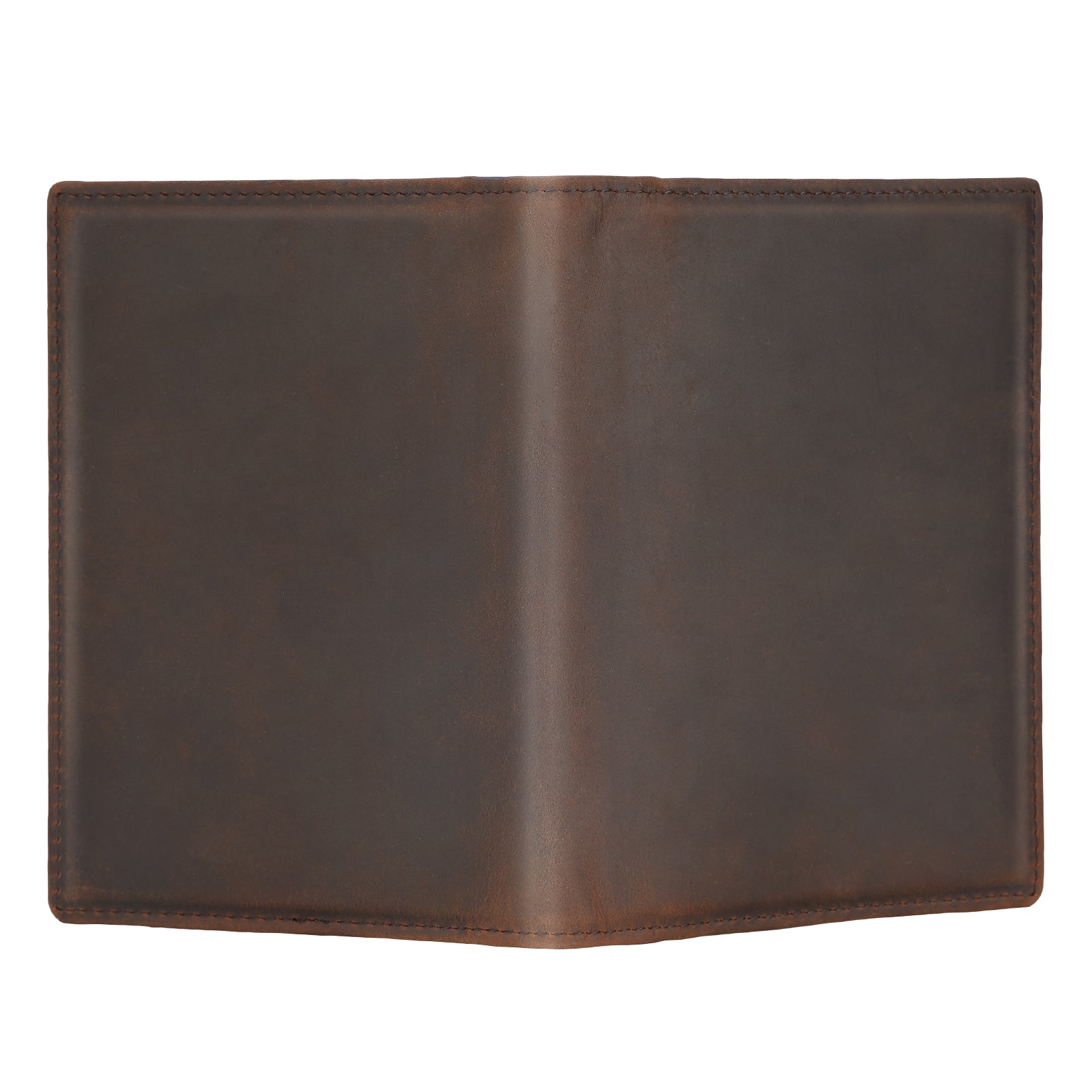 Dark Vintage RFID Protected Bifold Wallet with Credit Card Holder - Brown