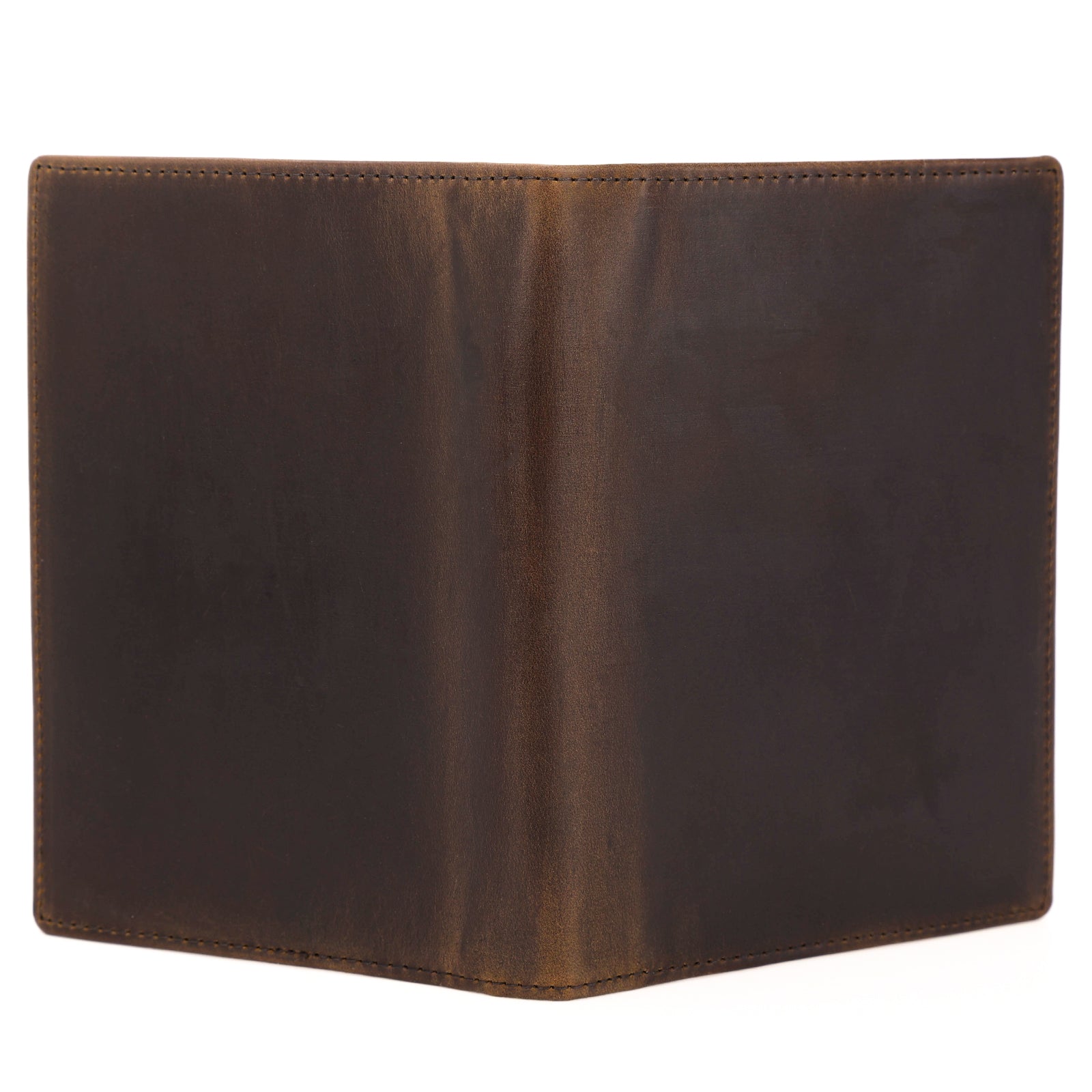 Full Grain Leather Travel Bifold Functional Wallet (Back)