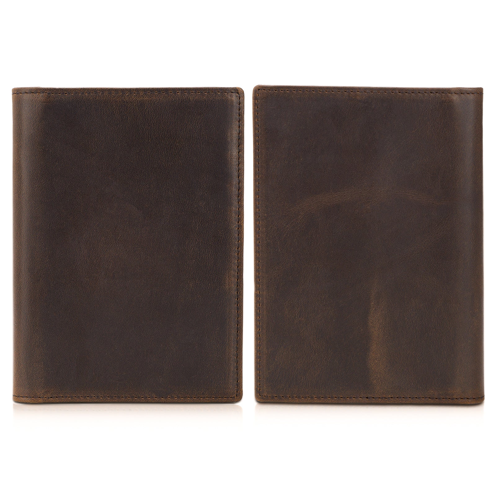 Full Grain Leather Travel Bifold Functional Wallet